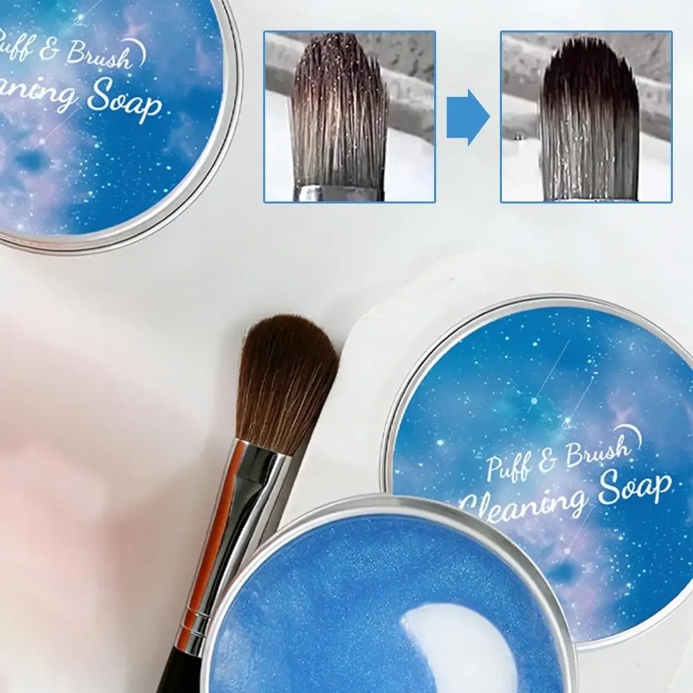Savon nettoyant pour pinceaux de maquillage