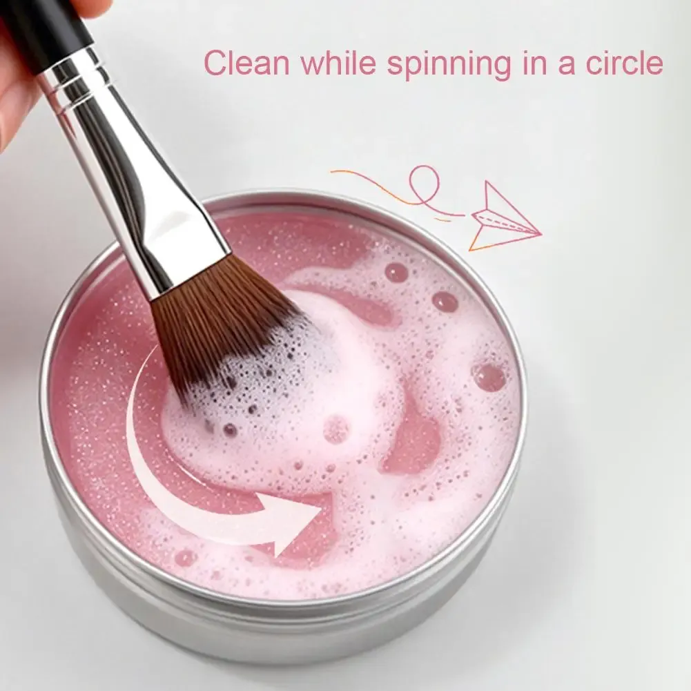 Savon nettoyant pour pinceaux de maquillage