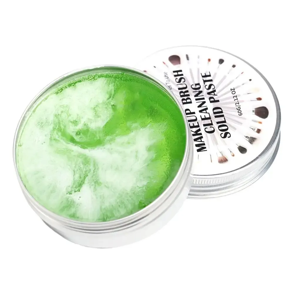 Savon nettoyant pour pinceaux de maquillage avec tapis en silicone, nettoyage en profondeur, efficace sur le maquillage waterproof, pour pinceaux et éponges synthétiques et naturels 8