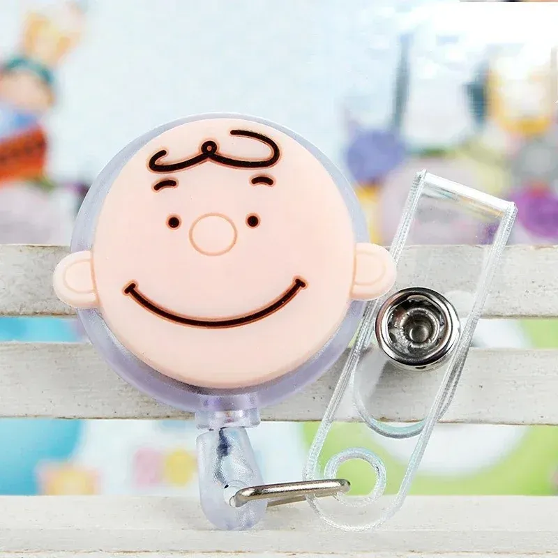 Porte-badge rétractable Snoopy avec cordon pour étudiants 3