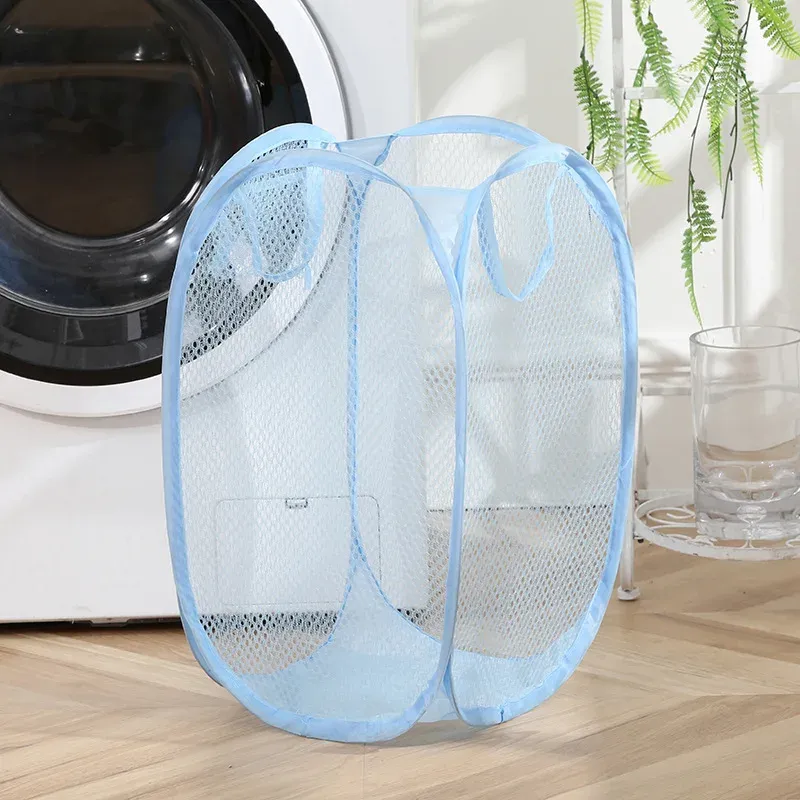 Panier à linge pliable et portable, rangement pour vêtements et jouets 11