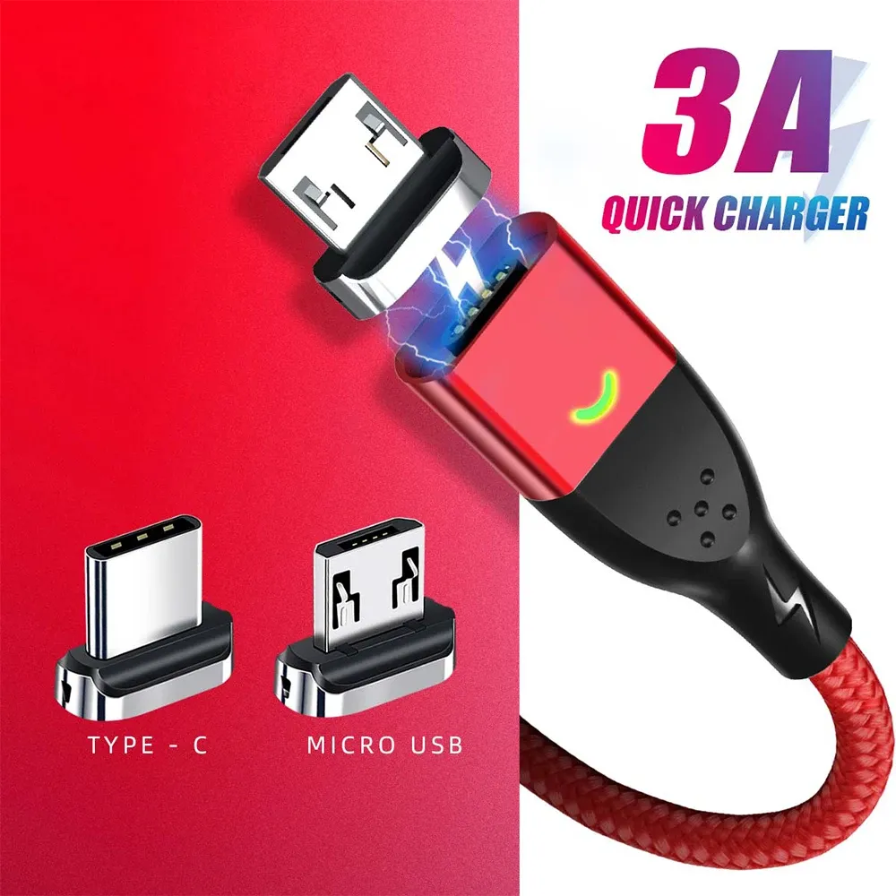 FONKEN – Câble magnétique USB-C à charge rapide et transfert de données, compatible Huawei et Xiaomi 13 Pro