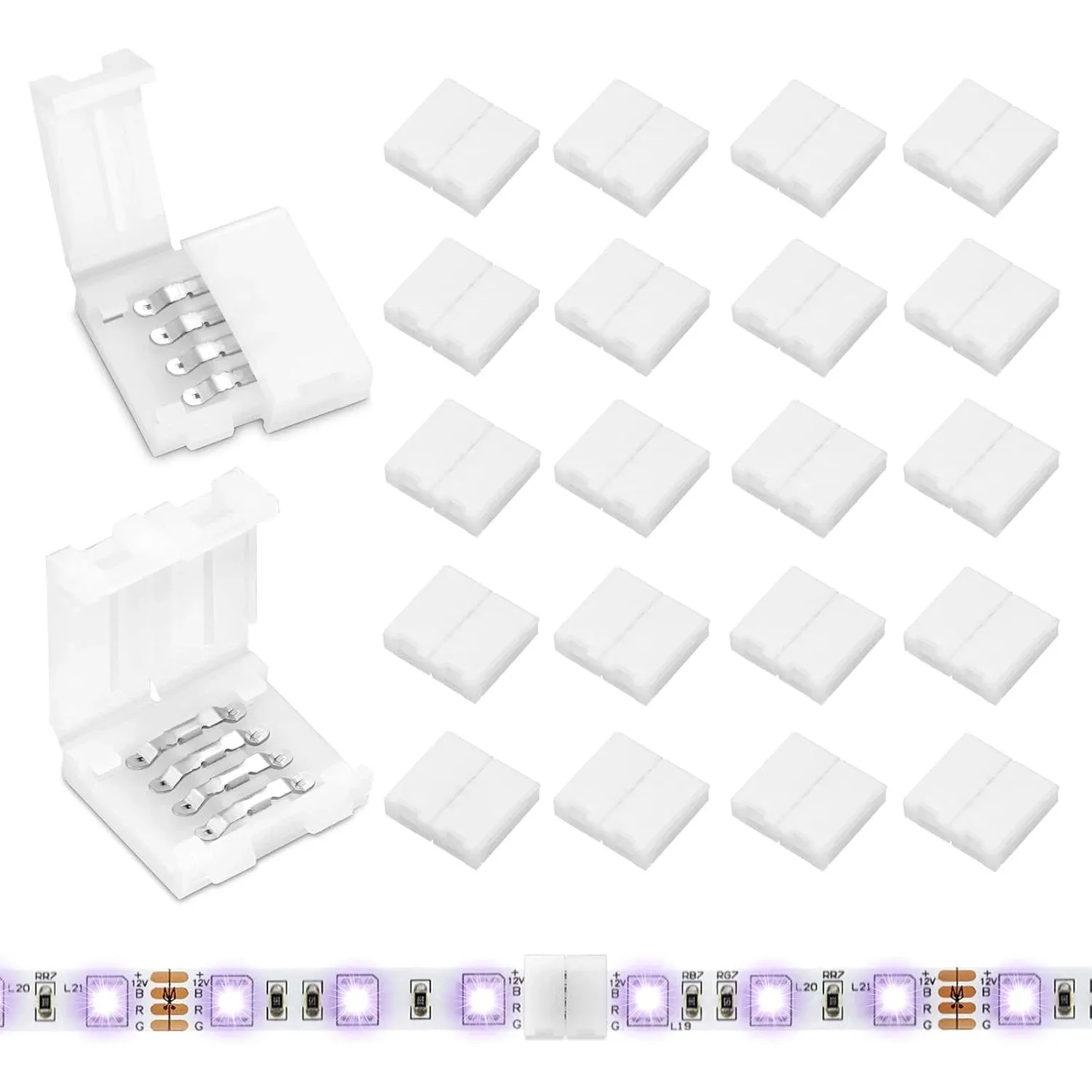 Connecteur LED sans soudure en situation