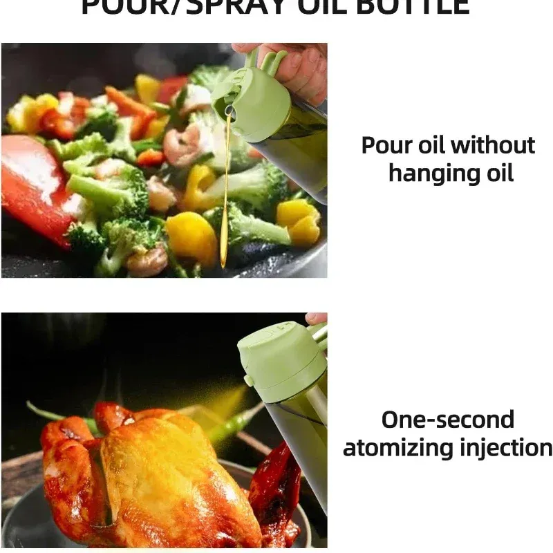 Pulvérisation d'huile d'olive en cuisine