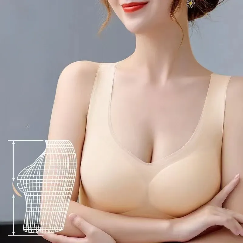 Vue détaillée du soutien-gorge sans couture