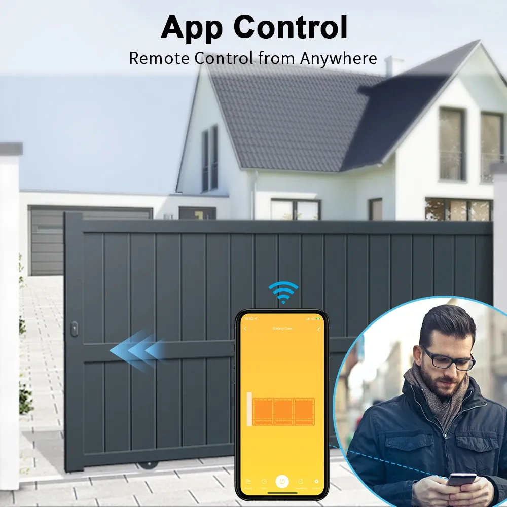 Capteur de porte de garage intelligent LoraTap Tuya, contrôleur d'ouverture WiFi compatible Alexa, commutateur de porte de garage à commande vocale et à distance 2