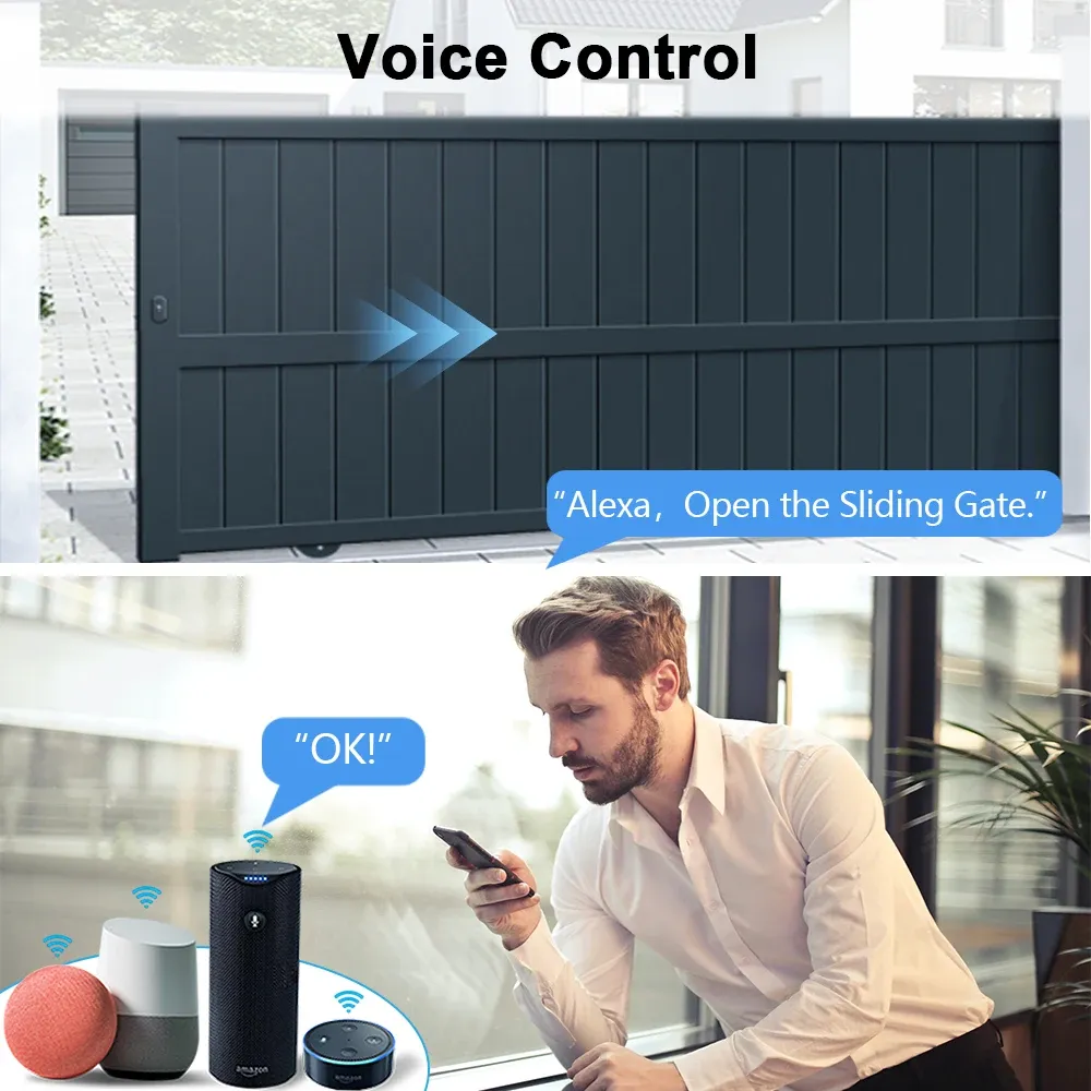 Capteur de porte de garage intelligent LoraTap Tuya, contrôleur d'ouverture WiFi compatible Alexa, commutateur de porte de garage à commande vocale et à distance 5