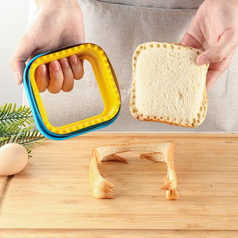 Machine à découper et à sceller les sandwichs, machine à découper les biscuits en plastique 7