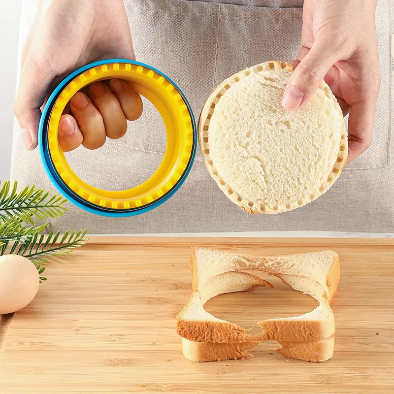 Machine à découper et à sceller les sandwichs, machine à découper les biscuits en plastique 8