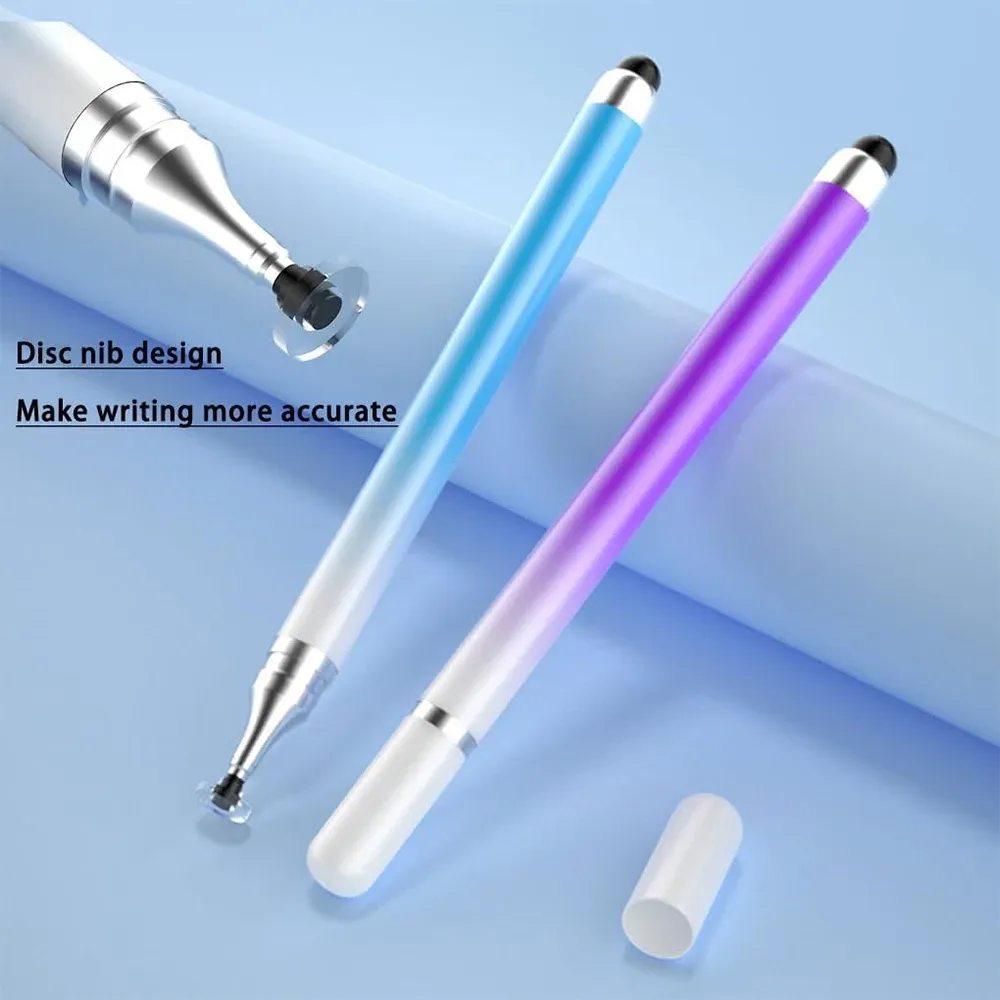 Stylet 2 en 1 pour écrans tactiles capacitifs, compatible iPad, iPhone, Android et Samsung 4