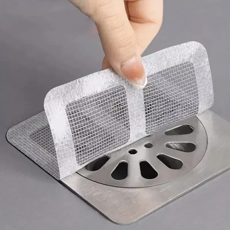 Filtre de vidange jetable en maille pour douche et évier 7