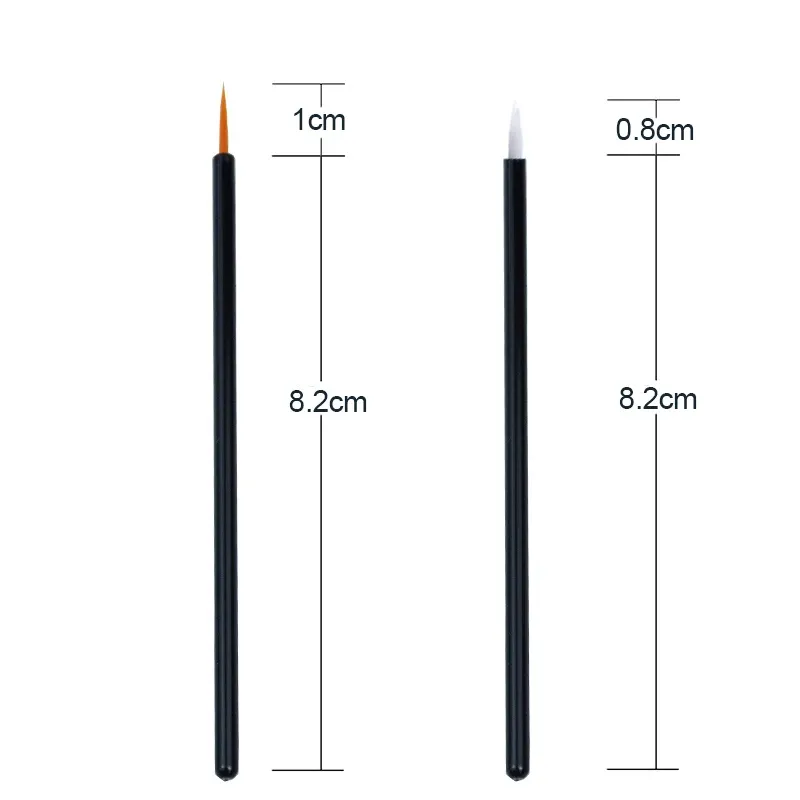 Brosse jetable pour Nail Art, résultat