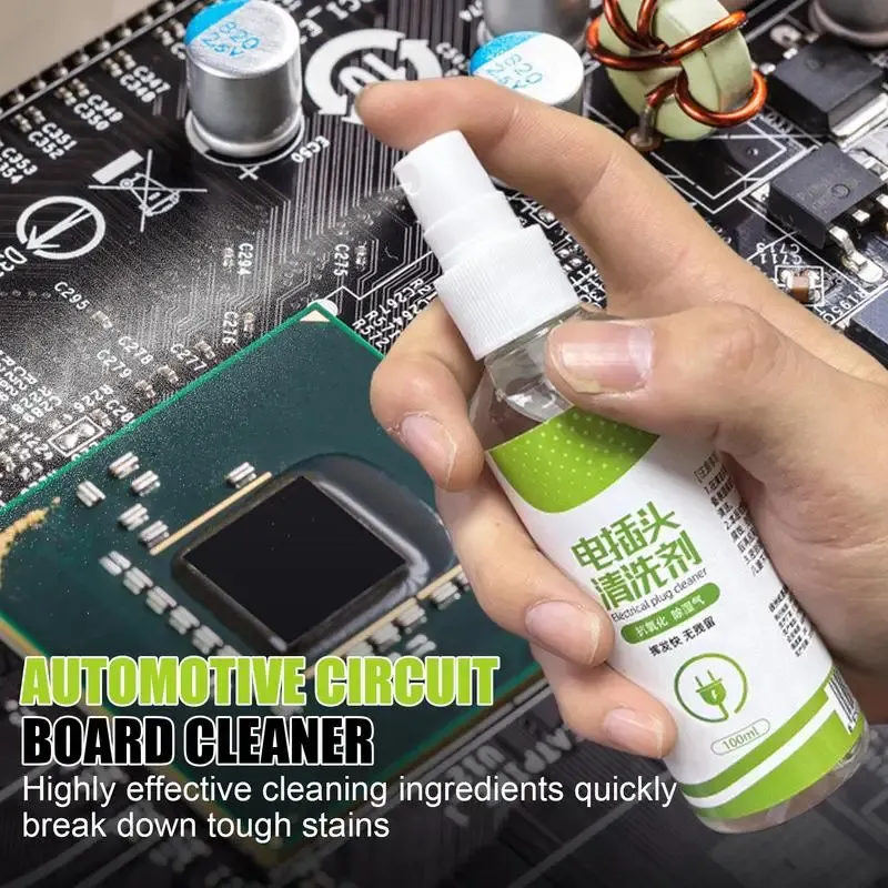 Nettoyant électronique à séchage rapide, 100 ml, aérosol de sécurité pour équipement industriel, dégraissant liquide pour bougies de voiture 3