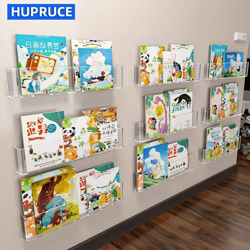 Organiseur mural pour livres d'images et magazines, à fixer derrière la porte - Image 1