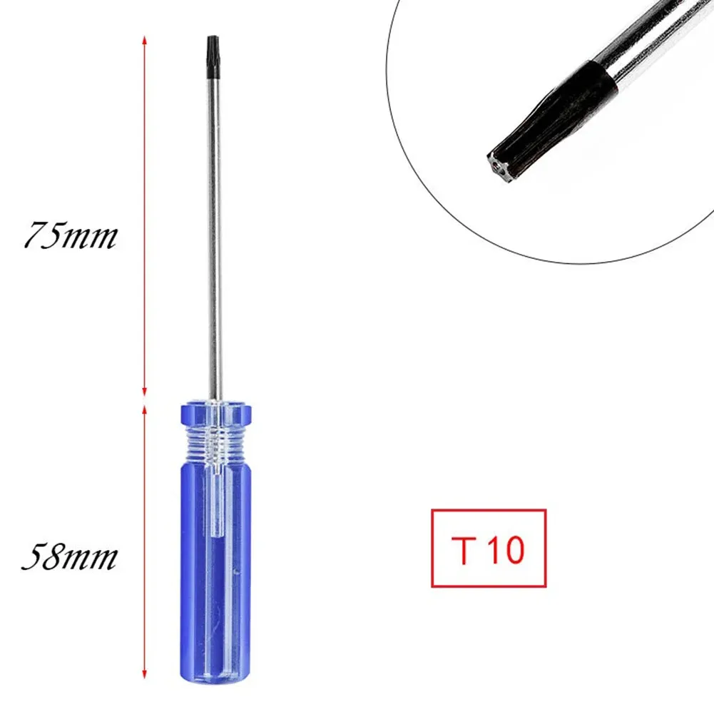 Jeu de tournevis de précision magnétiques pour manette sans fil, embouts Torx T6, T8, T9 et T10, 1/4" (6,35 mm), 5 pièces 10