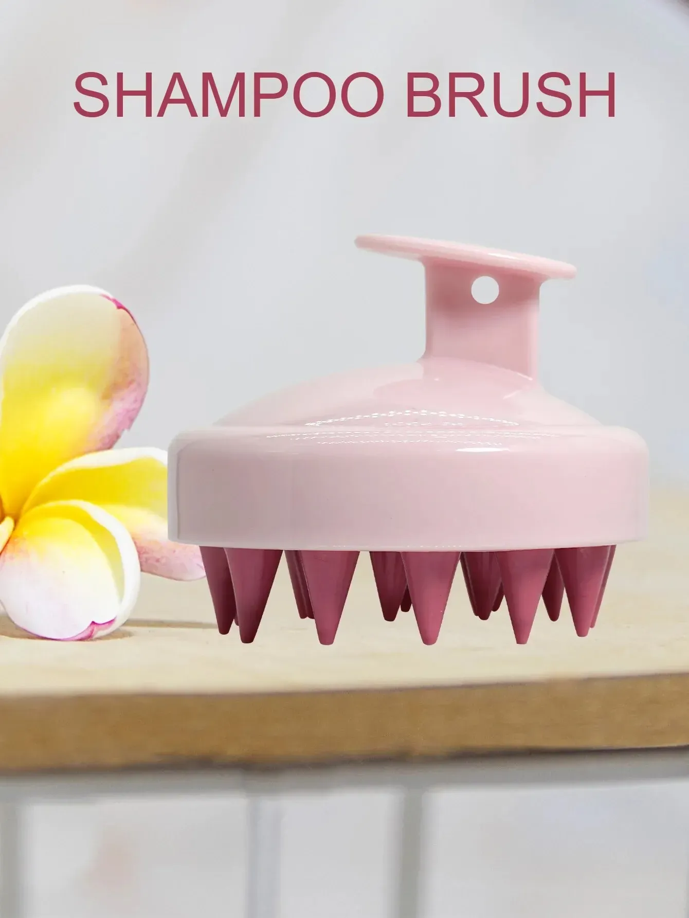 Brosse de massage du cuir chevelu en silicone, brosse de massage du cuir chevelu et du corps à manche ergonomique 11
