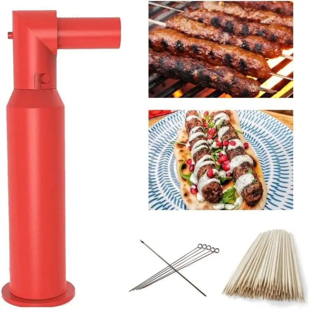 Moule à kebab manuel pour viande et saucisse, outil de presse pour grillades et barbecue 1