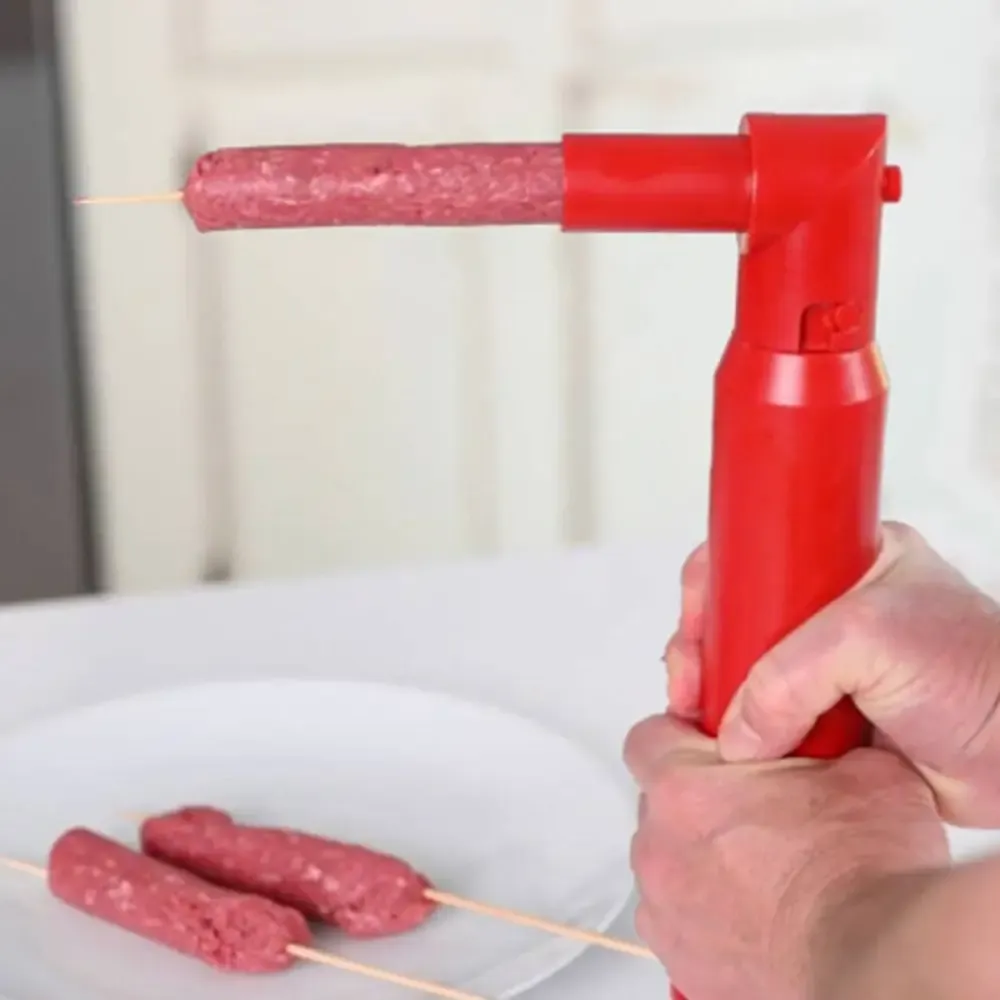 Moule à kebab manuel pour viande et saucisse, outil de presse pour grillades et barbecue 2