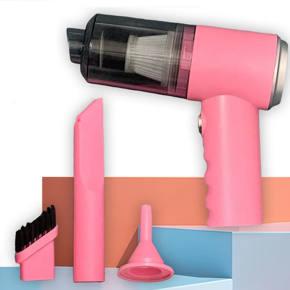 Aspirateur soufflant compact 3 en 1 pour voiture et ménage, rechargeable par USB 7