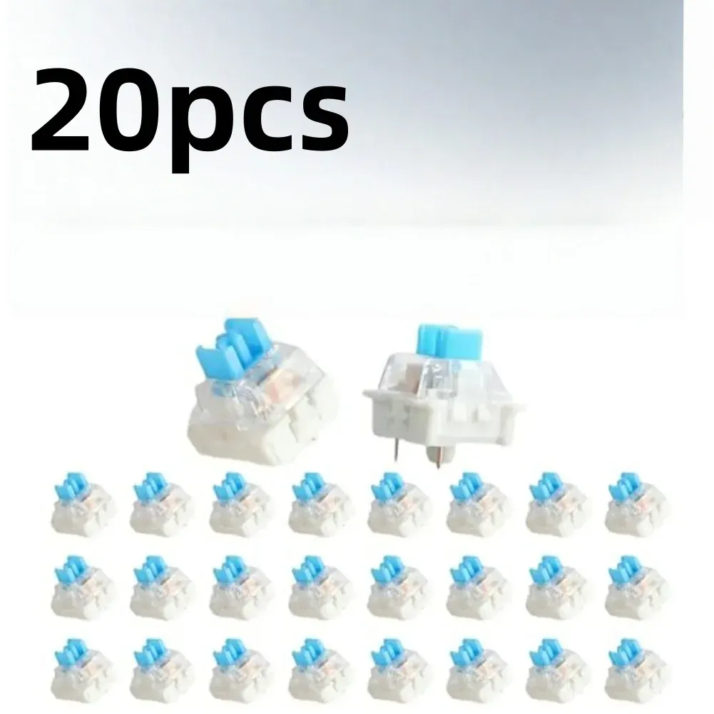 Interrupteurs tactiles de remplacement pour clavier, 3 broches en plastique (lot de 20, 50 ou 100) 7