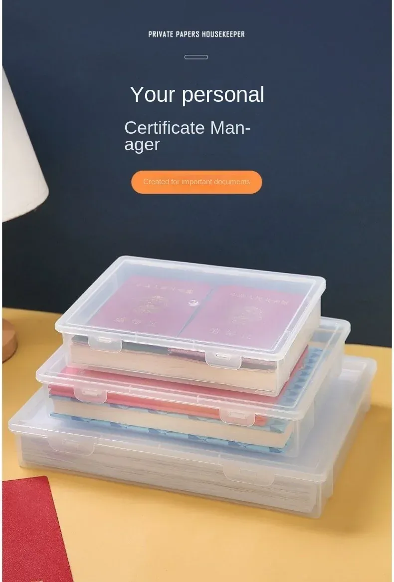 Organisateur de documents transparent