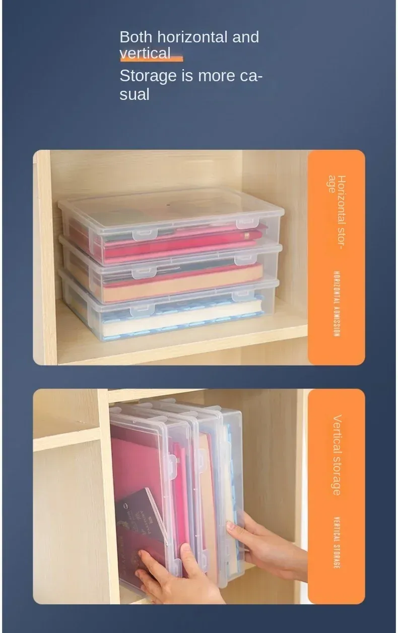 Organisateur de documents avec couvercle