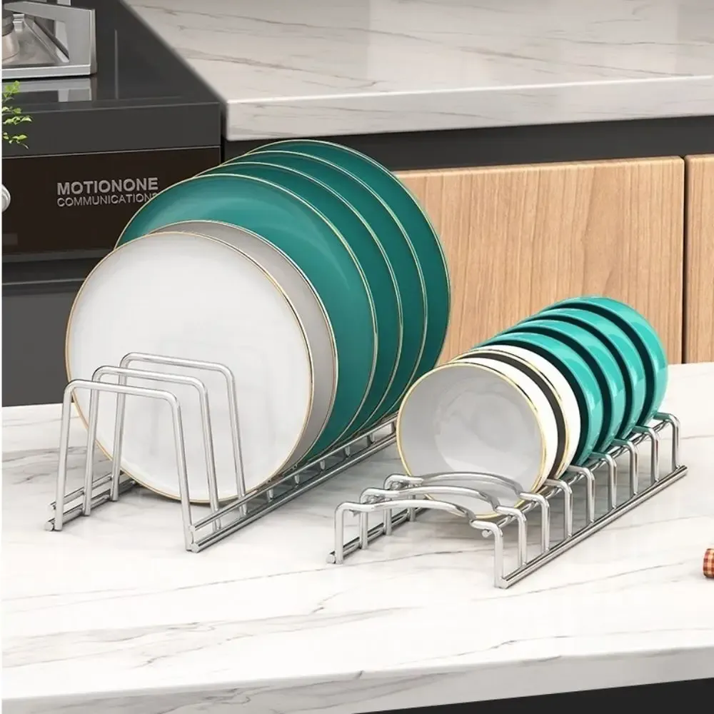 Égouttoir à vaisselle multifonctionnel, organisateur de cuisine anti-rouille, égouttoir à bols, gain de place, support de séchage de vaisselle en acier inoxydable 3