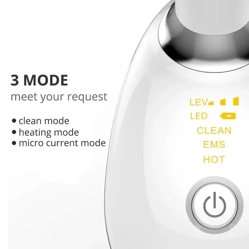 Masseur liftant visage et cou, 7 couleurs, appareil raffermissant pour la peau, thérapie photonique LED anti-rides, réducteur de double menton 3
