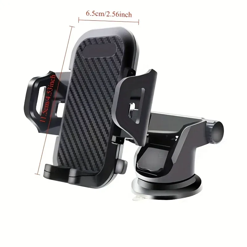 Support de téléphone pour voiture à ventouse, support smartphone universel pour iPhone, Xiaomi, Huawei et Samsung 6