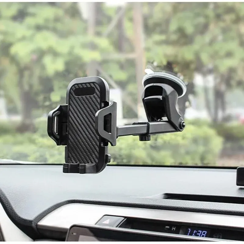 Support de téléphone pour voiture à ventouse, support smartphone universel pour iPhone, Xiaomi, Huawei et Samsung 7