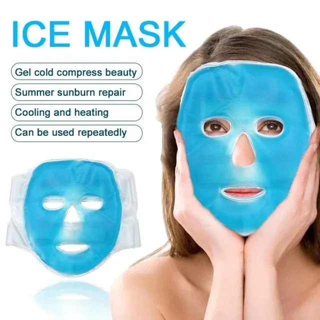 Masque facial complet en gel thermique, vue d'ensemble