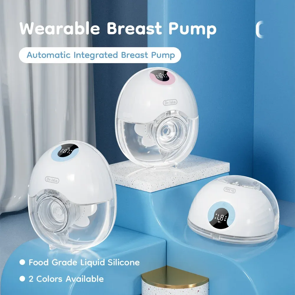 Tire-lait électrique portable et mains libres, léger et confortable, avec écran LED, 4 modes et 36 niveaux