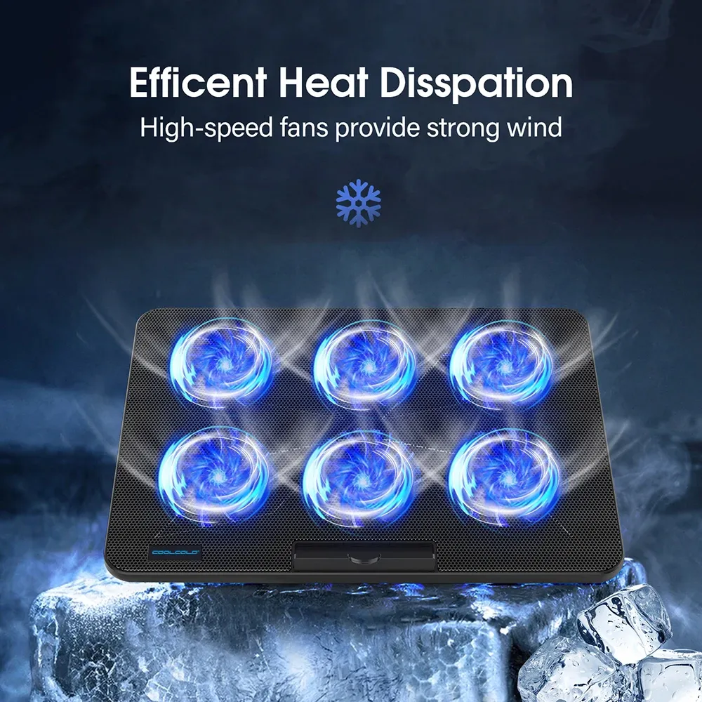 Coolcold refroidisseur pour ordinateur portable détail du design