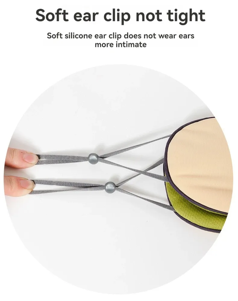 Masque pour les yeux en soie glacée, en voyage