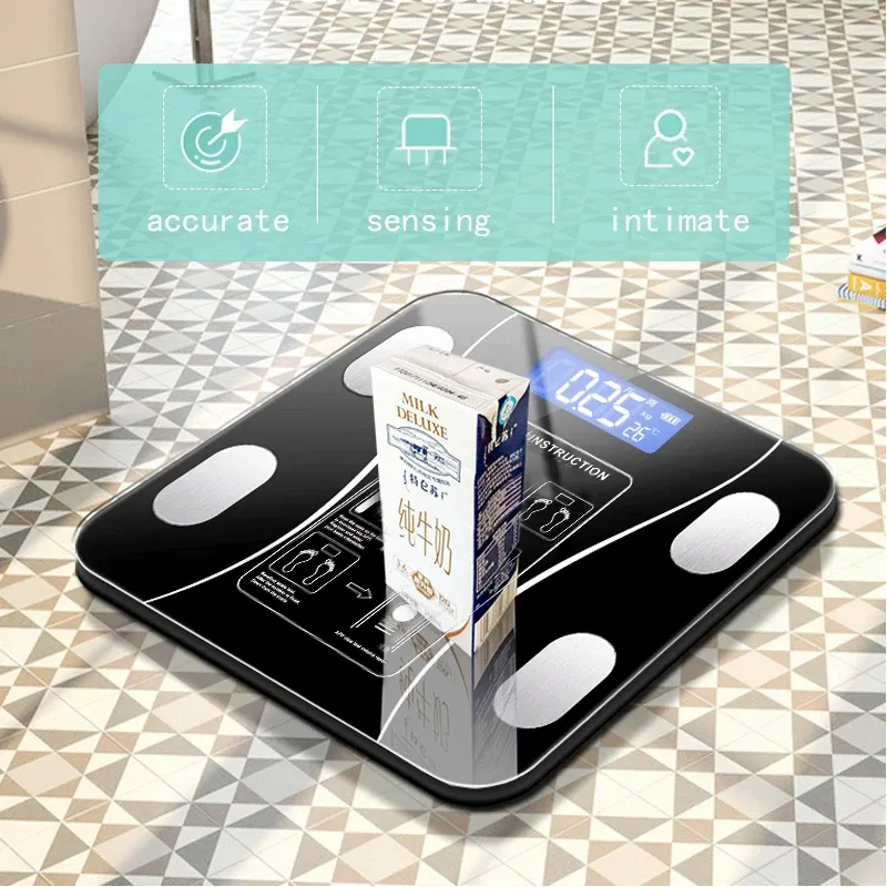 Balance connectée Bluetooth à analyse de composition corporelle avec application smartphone 4