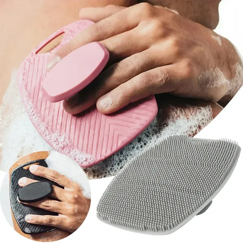 Détail de la brosse exfoliante en silicone