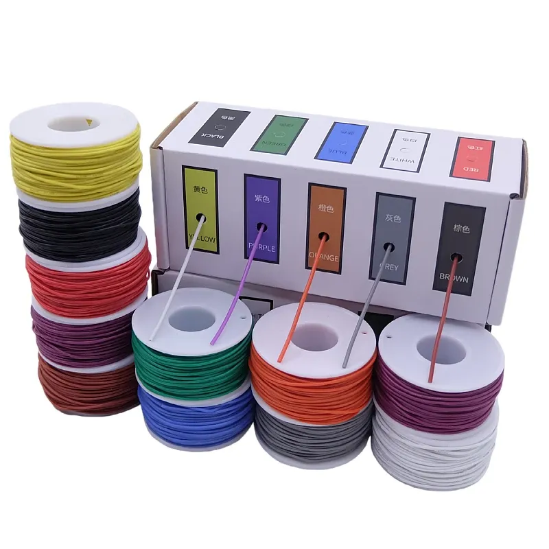 Kit de fils en silicone souple cinq couleurs