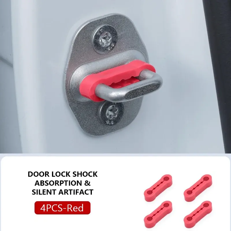 SEAMETAL Lot de 4 Tampons Amortisseurs en Silicone Universels pour Voiture, Butées de Porte et Isolation Phonique 8