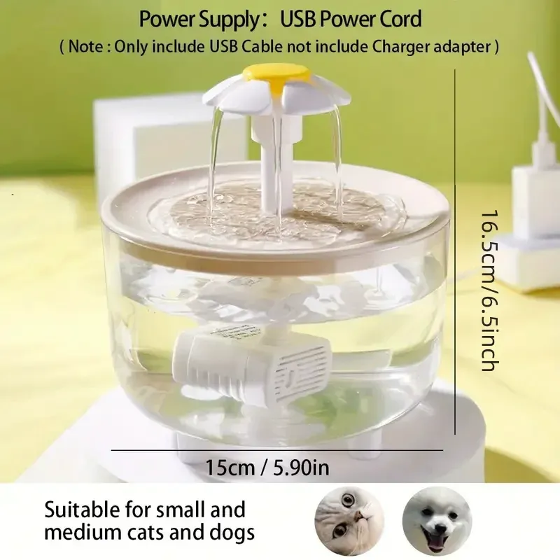 Fontaine à eau électrique pour chat