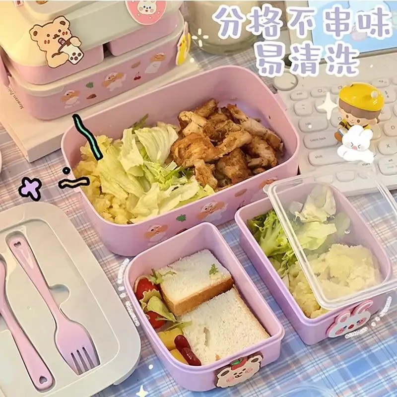 Boîte à déjeuner Kawaii, vue détaillée