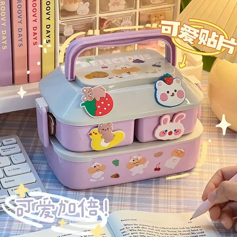 Boîte à déjeuner Kawaii, vue latérale