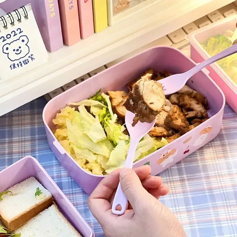 Boîte à déjeuner Kawaii, finitions et détails