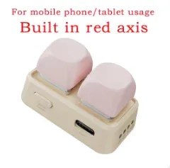 Clavier Bluetooth à double bouton pour tablette et smartphone, avec télécommande de tourne-page pour livres électroniques et défilement de vidéos courtes 7