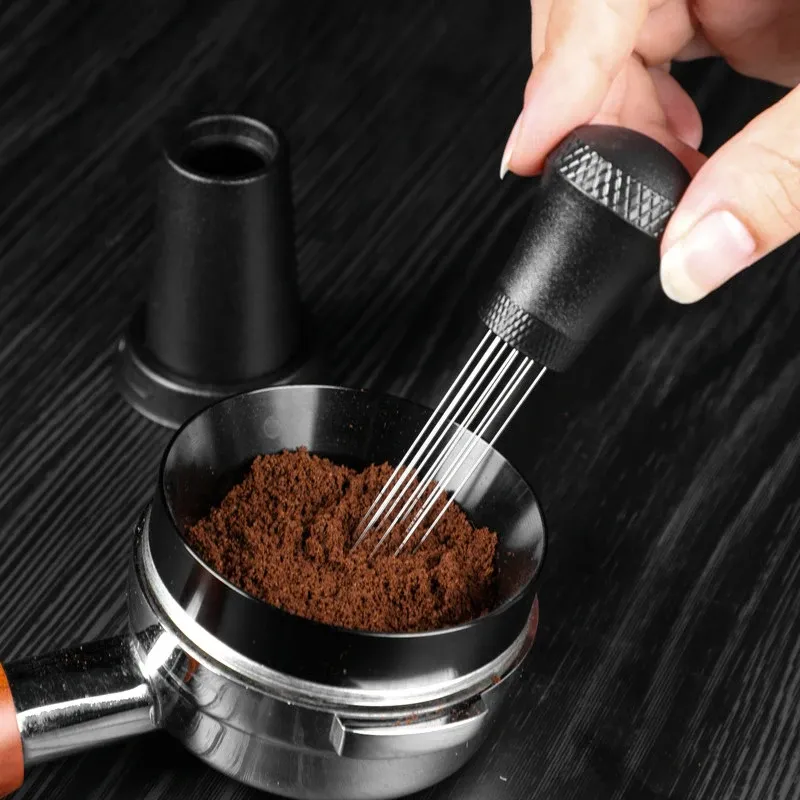 Distributeur de café espresso WDT à 10 aiguilles avec support, OANKR - Image 1