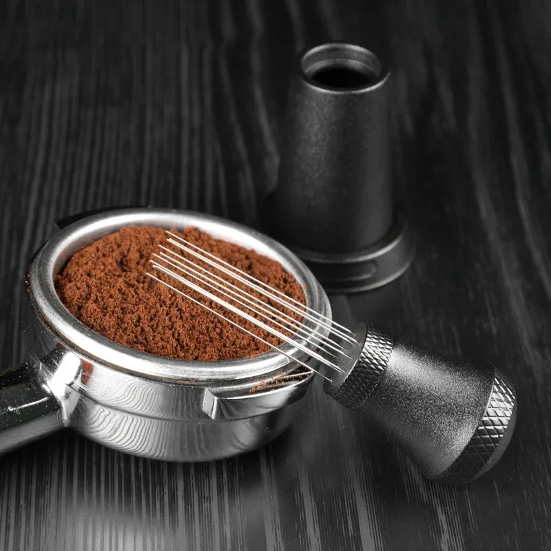 Distributeur de café espresso WDT à 10 aiguilles avec support, OANKR 2
