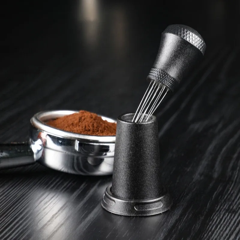 Distributeur de café espresso WDT à 10 aiguilles avec support, OANKR 4