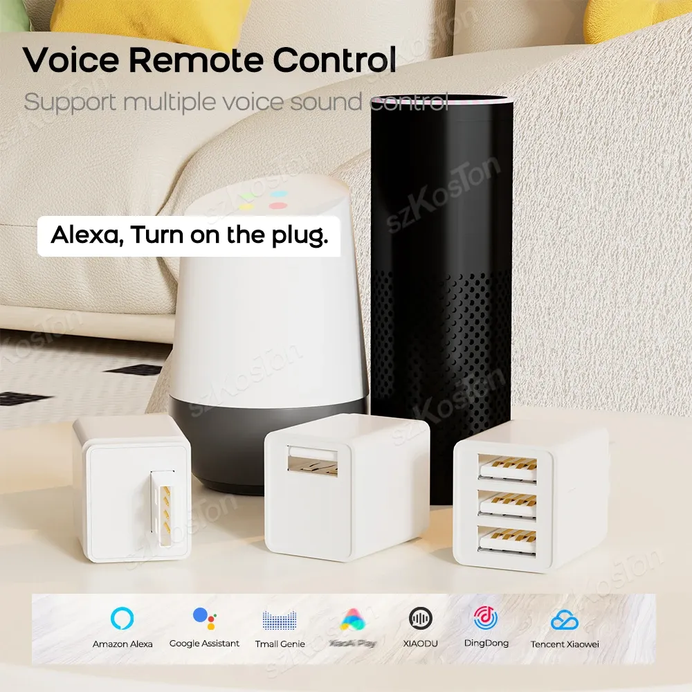 Adaptateur USB intelligent Tuya, compatibilité vocale