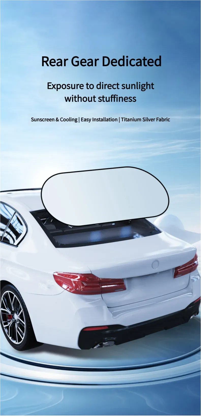 Pare-soleil réfléchissant UV pour voiture
