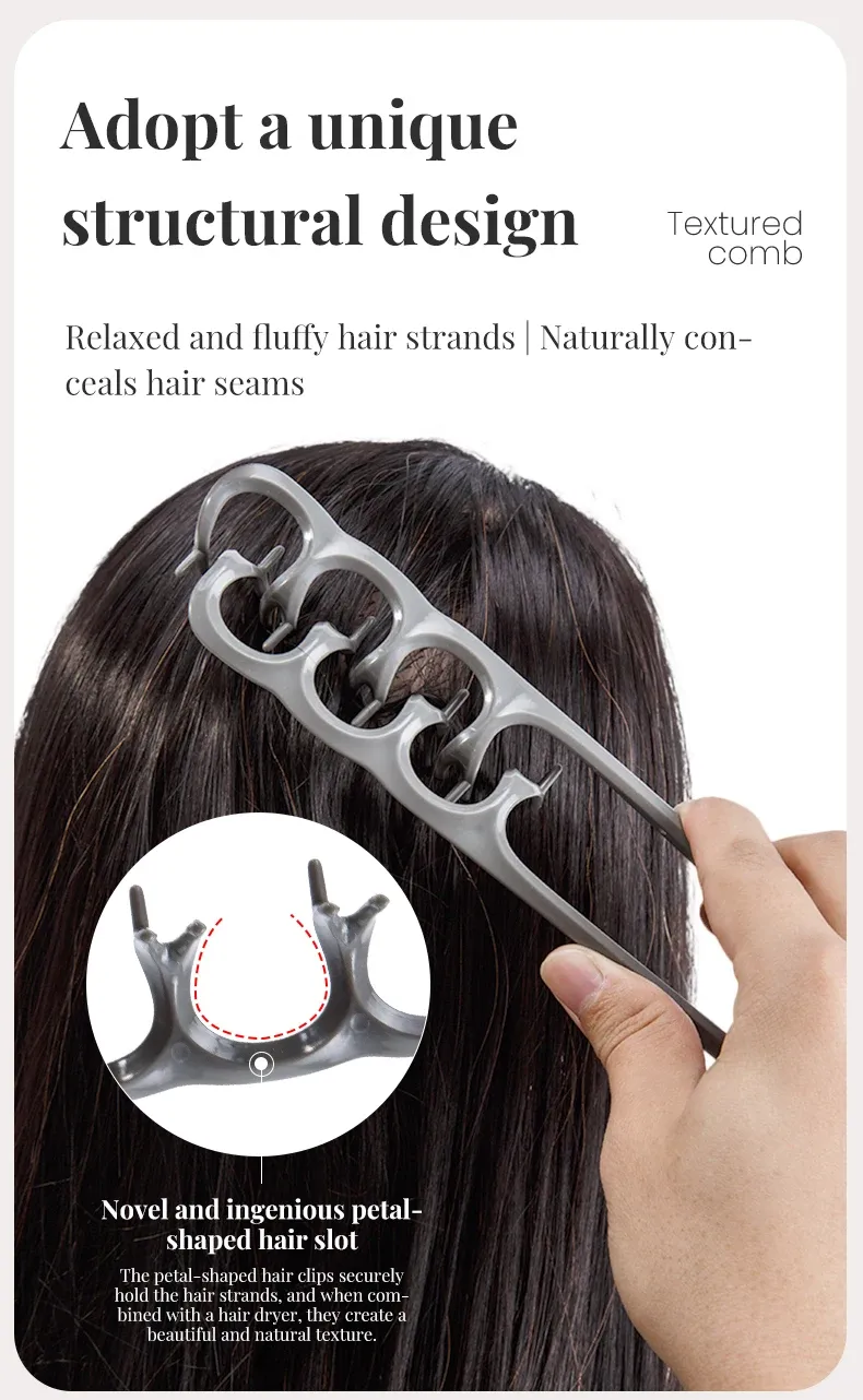 Peigne volumisant pour un démêlage précis