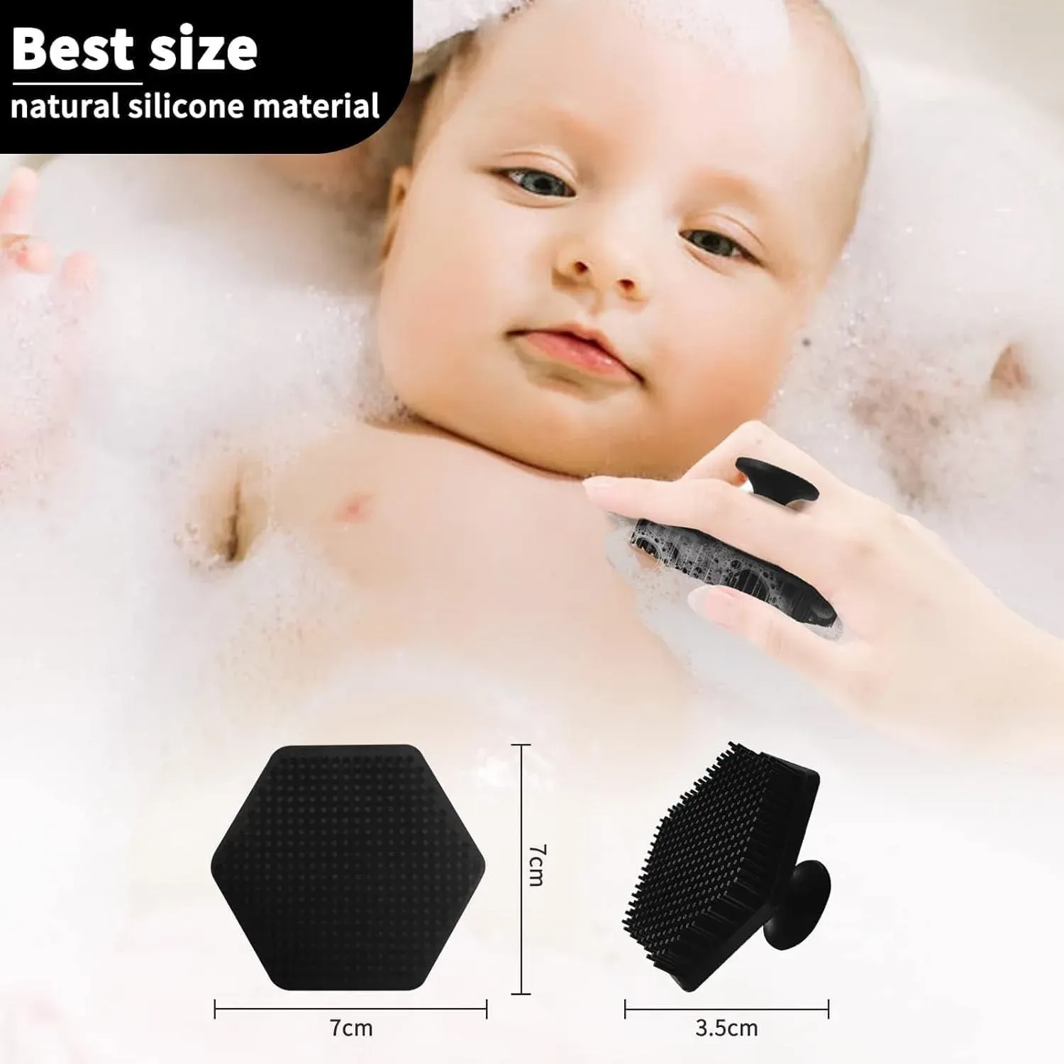 Brosse nettoyante faciale en silicone, présentation